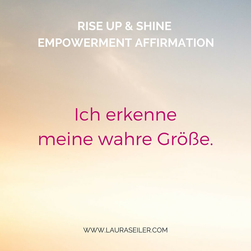 Affirmationen Empowerment Laura Seiler